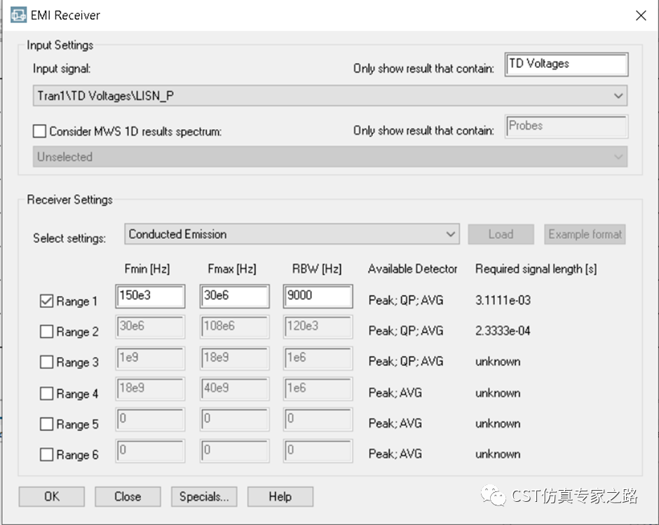 CST2023版新功能01-EMI接收機仿真